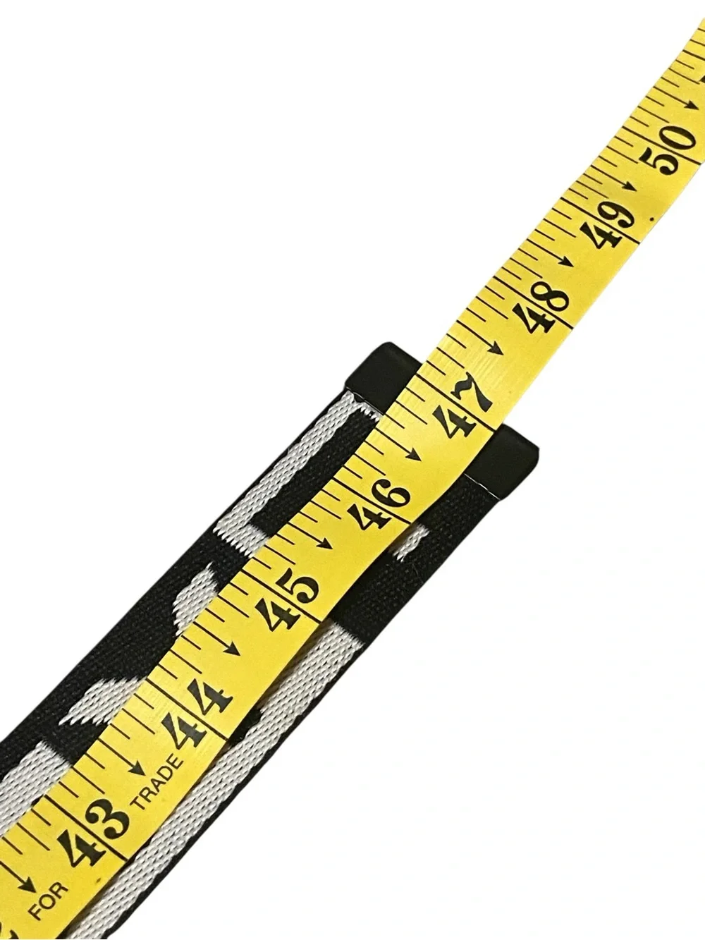 Tommy Jeans Cobra Webbing Belt Logo Graphic Belt  Black & White Logo Belt